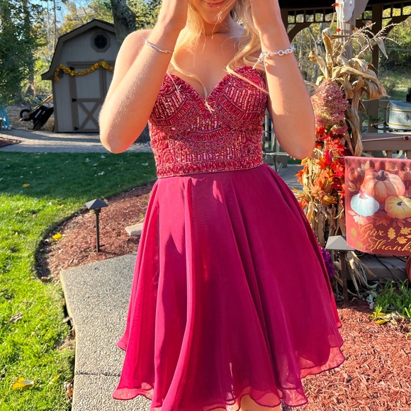 SHERRI HILL HOCO DRESS SIZE 4 - Picture 2 of 3